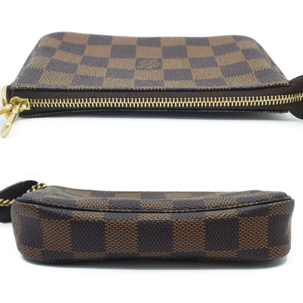 Louis Vuitton Pochette Pouch Coin Case Monogram Brown — view 4