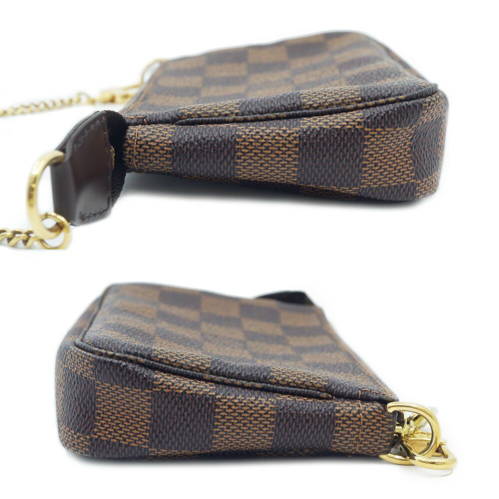 Louis Vuitton Pochette Pouch Coin Case Monogram Brown — view 3