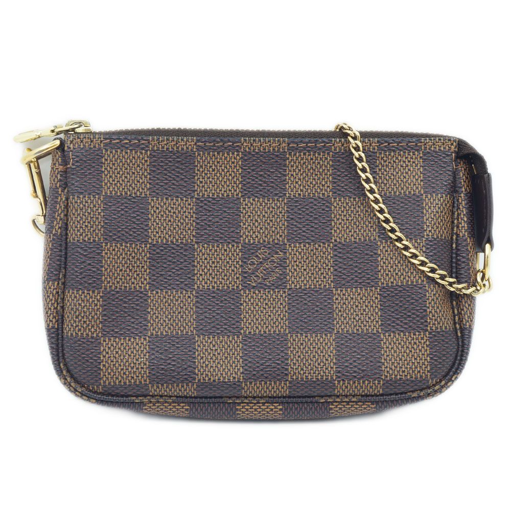 Louis Vuitton Pochette Pouch Coin Case Monogram Brown — view 2
