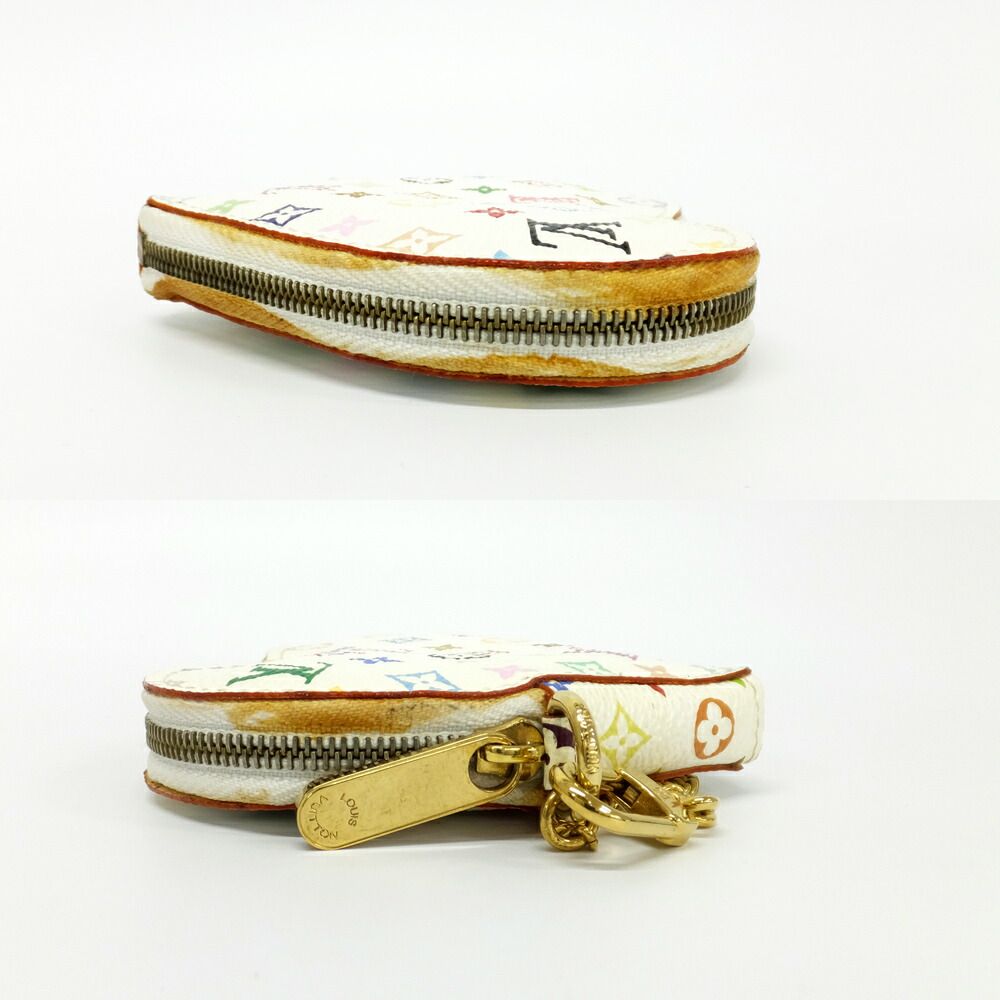 Louis Vuitton Heart Shape Coin Case Monogram Multicolor Bronze — view 4