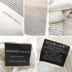 Hermes Cashmere Large Shawl Beige — view 3