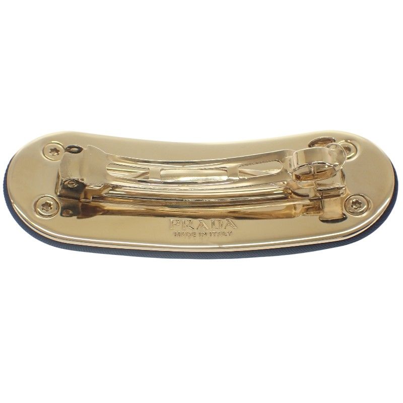 Prada Re-Nylon Hair Clip Tessuto Nero Black — view 4