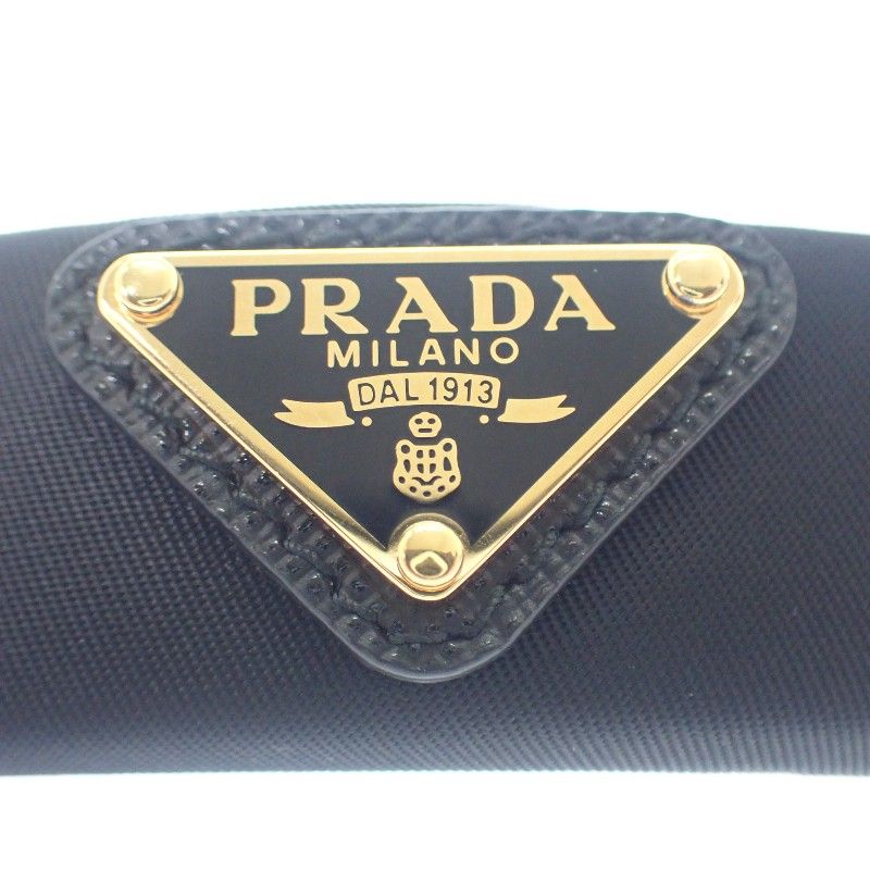 Prada Re-Nylon Hair Clip Tessuto Nero Black — view 7