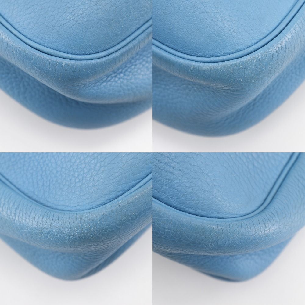Hermes Trim 31 Toile Ash Taurillon Clemence Natural Blue Jean C — view 4