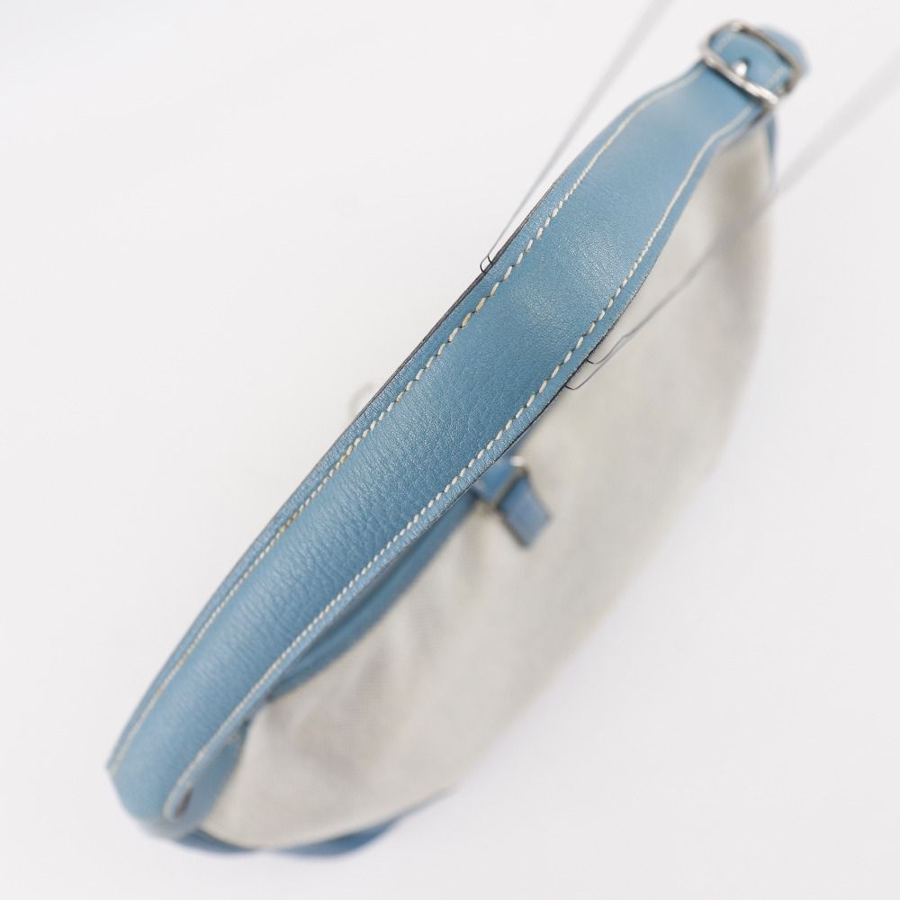 Hermes Trim 31 Toile Ash Taurillon Clemence Natural Blue Jean C — view 5