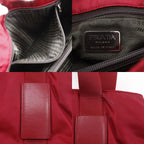 Prada Nylon Red Tote — view 8