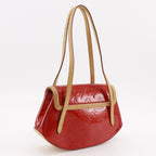 Louis Vuitton Biscayne Bay PM Monogram Vernis Red Tote — view 3