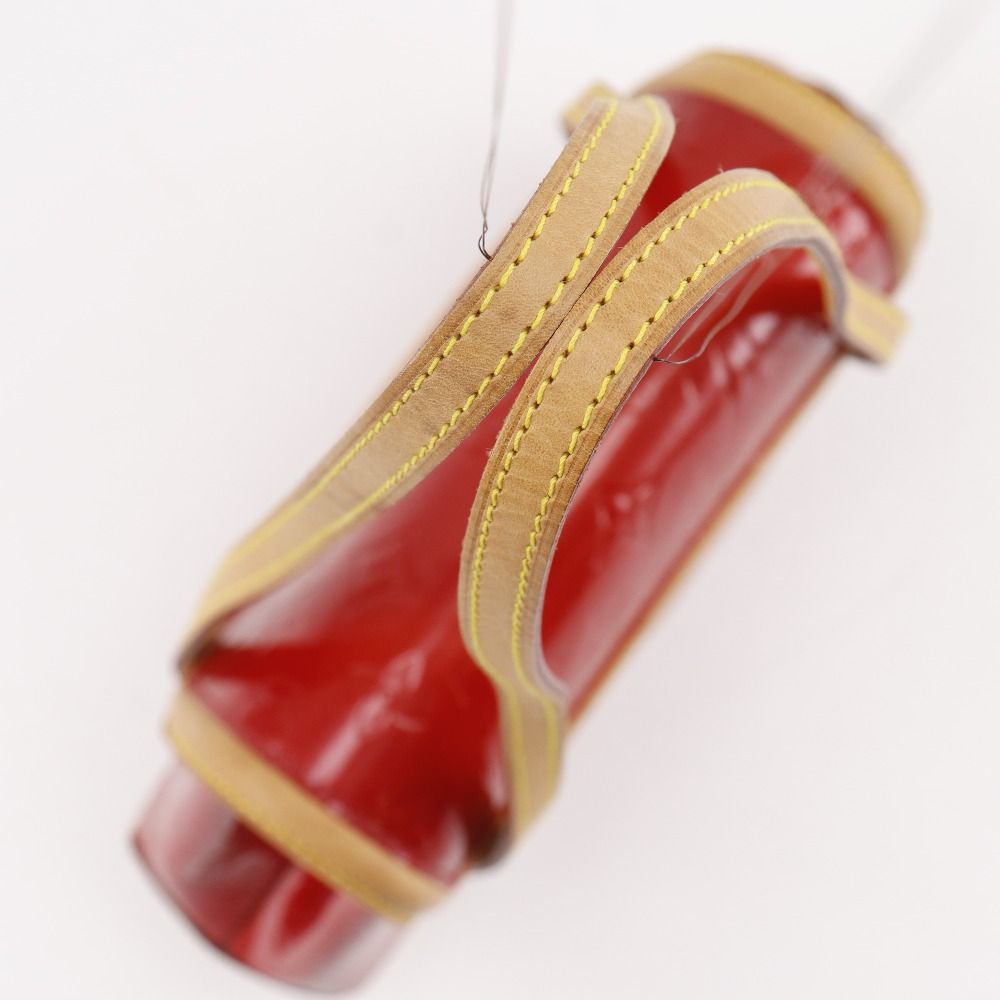 Louis Vuitton Biscayne Bay PM Monogram Vernis Red Tote — view 5
