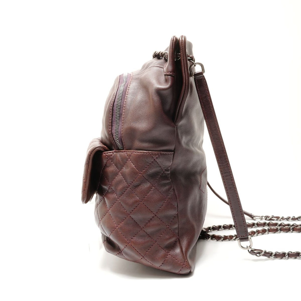 Chanel Backpack Lambskin Quilted Sac — view 4