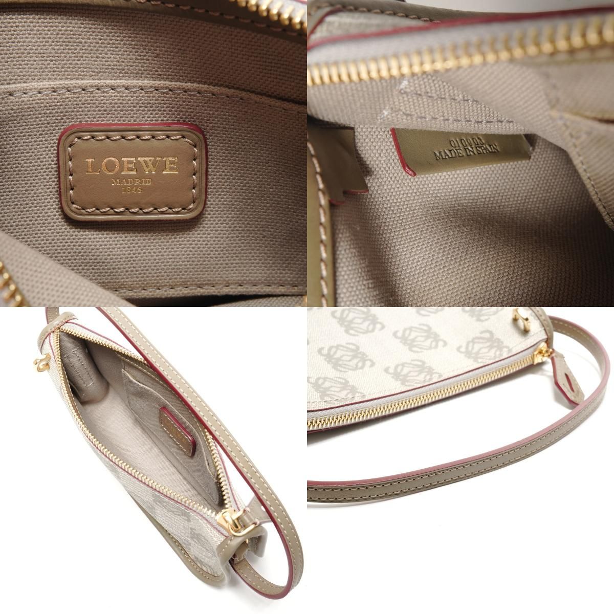 Loewe Handbag Anagram Gray — view 9
