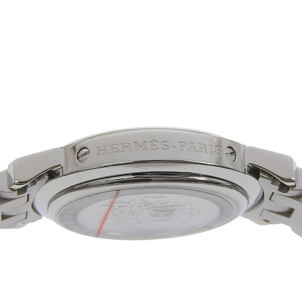 Hermes Clipper Cles Diamond Stainless Steel Quartz Analog Display — view 5