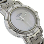 Hermes Clipper Cles Diamond Stainless Steel Quartz Analog Display — view 3