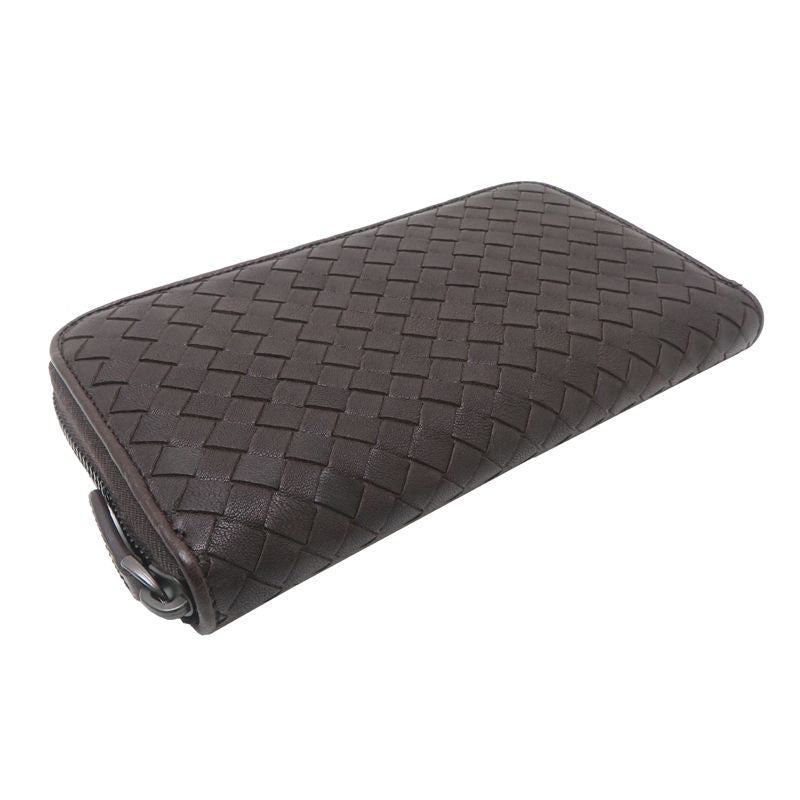 Bottega Veneta Long Wallet Leather Brown — view 3