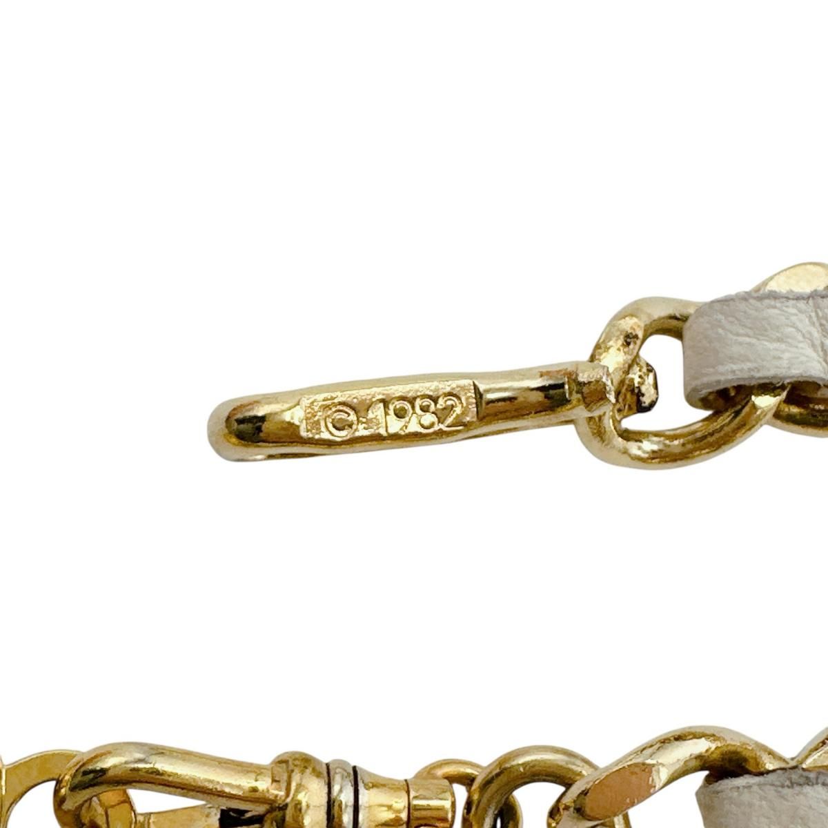 Chanel Belt Vintage Girogo Chain White Gold — view 6