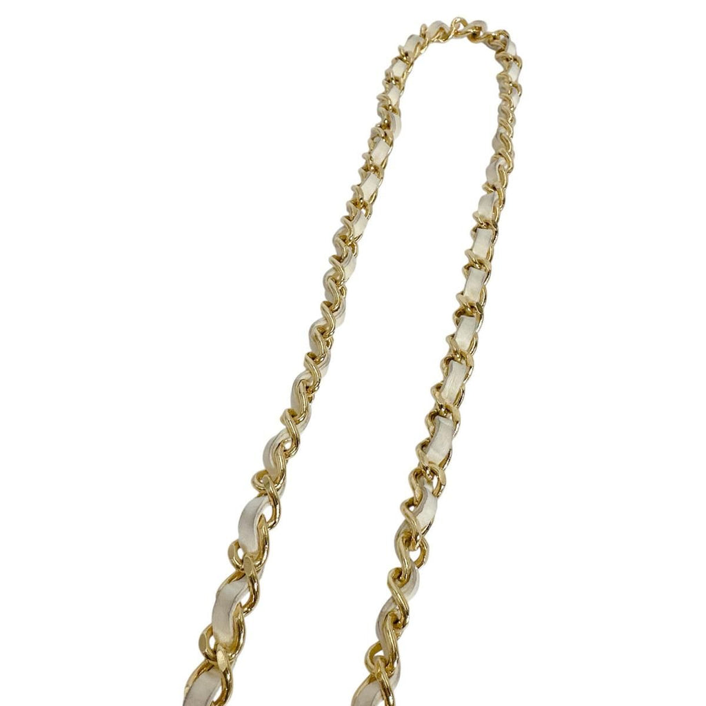 Chanel Belt Vintage Girogo Chain White Gold — view 4