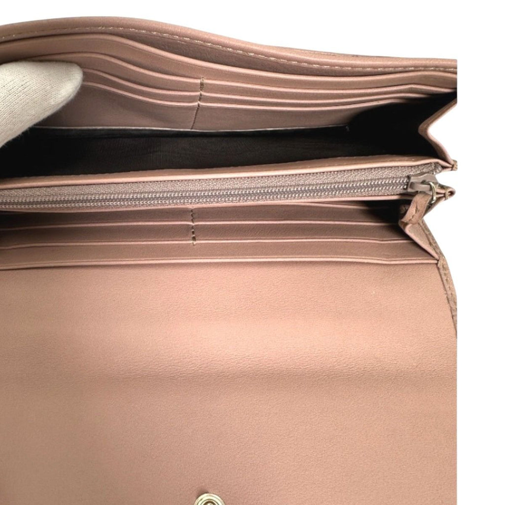 Gucci Guccissima Bifold Long Wallet GG Pink — view 8