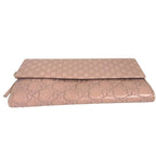 Gucci Guccissima Bifold Long Wallet GG Pink — view 3