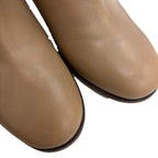Celine by Phoebe Philo Long Leather Heel Boots Beige 37.5 — view 7