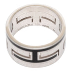 Hermes Moubouche Ring 51 Silver Black — view 5