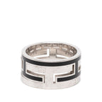 Hermes Moubouche Ring 51 Silver Black — view 2