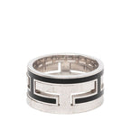 Hermes Moubouche Ring 51 Silver Black — view 4