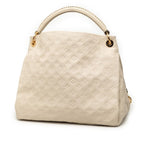 Louis Vuitton Monogram Empreinte MM One Shoulder Bag Neige Ivory Leather — view 2
