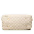 Louis Vuitton Monogram Empreinte MM One Shoulder Bag Neige Ivory Leather — view 3