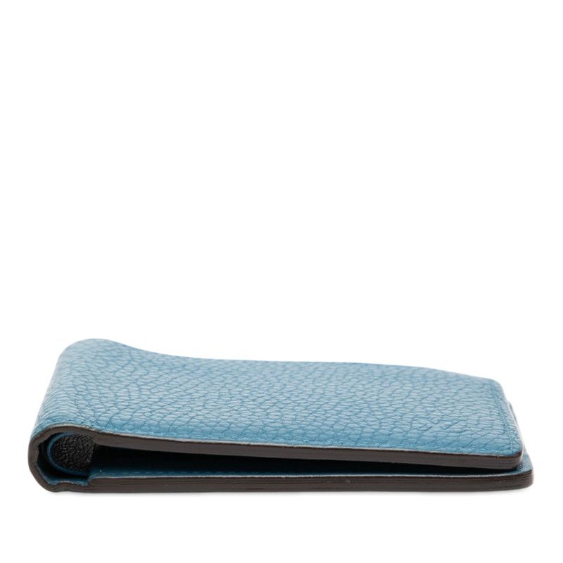 Louis Vuitton Portefeuille Multiple Blue Taurillon Leather — view 3