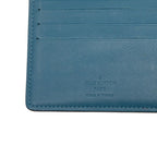 Louis Vuitton Portefeuille Multiple Blue Taurillon Leather — view 5