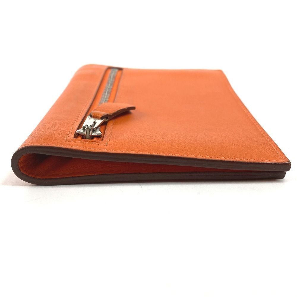 Hermes Bifold Wallet Zip Zap Swift Orange — view 3