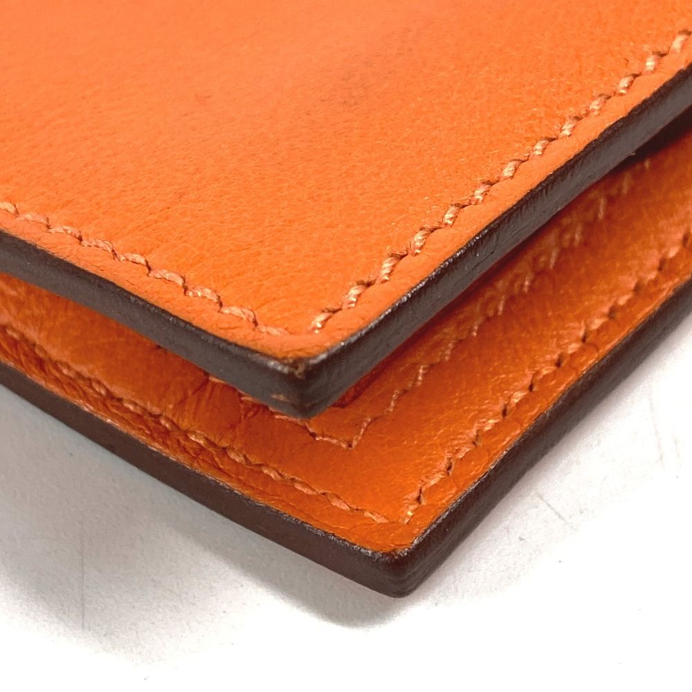 Hermes Bifold Wallet Zip Zap Swift Orange — view 6