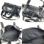 Louis Vuitton Boston Bag Keepall 55 Leather Black — view 8
