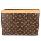 Louis Vuitton Clutch Pochette Jour Monogram Canvas Brown — view 2