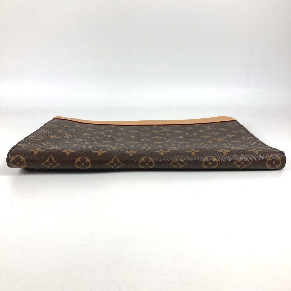 Louis Vuitton Clutch Pochette Jour Monogram Canvas Brown — view 5