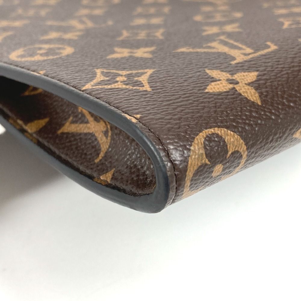 Louis Vuitton Clutch Pochette Jour Monogram Canvas Brown — view 7