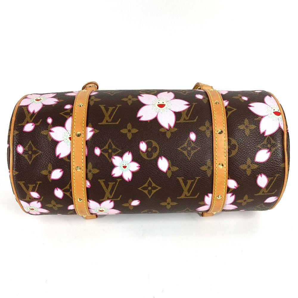 Louis Vuitton Handbag Papillon Monogram Cherry Canvas Brown — view 5
