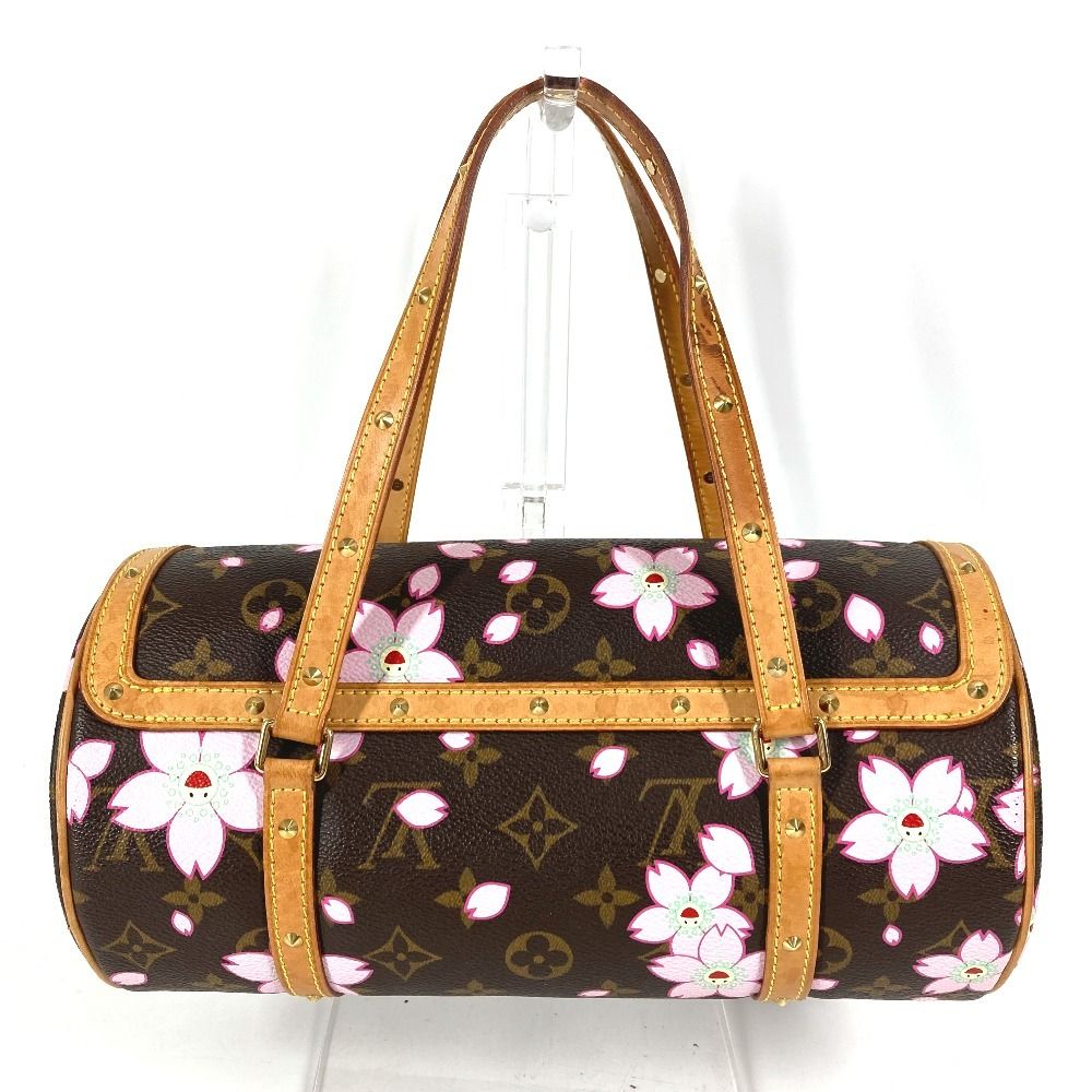 Louis Vuitton Handbag Papillon Monogram Cherry Canvas Brown — view 2