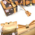 Louis Vuitton Handbag Papillon Monogram Cherry Canvas Brown — view 8