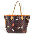 Louis Vuitton Tote Neverfull MM Monogram Canvas Brown — view 3