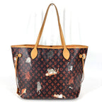 Louis Vuitton Tote Neverfull MM Monogram Canvas Brown — view 2