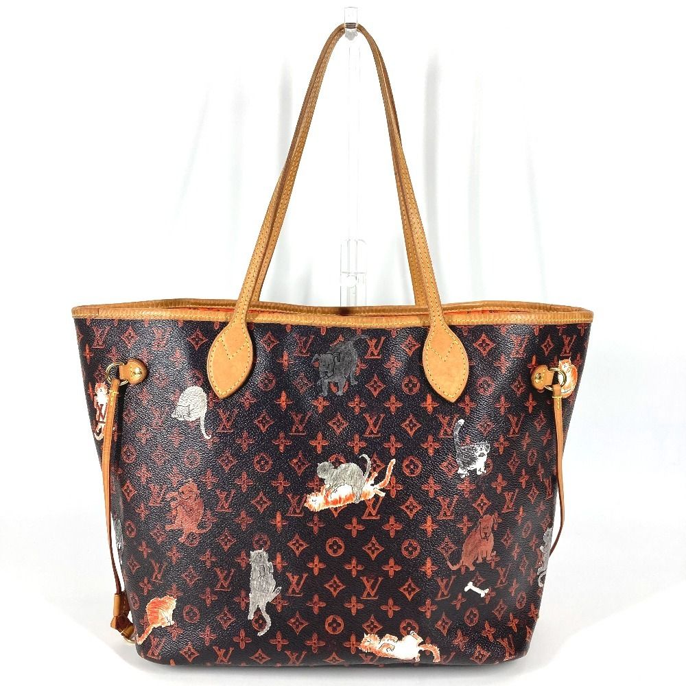 Louis Vuitton Tote Neverfull MM Monogram Canvas Brown — view 2