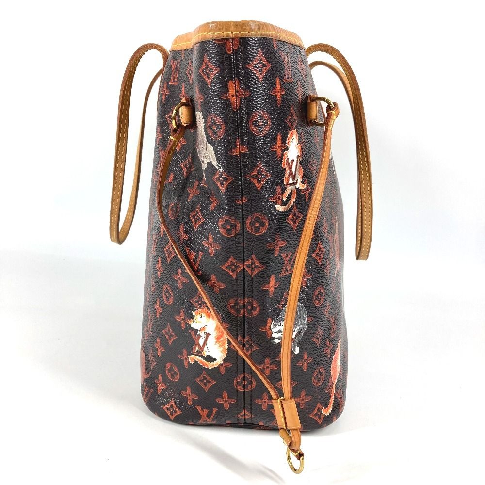 Louis Vuitton Tote Neverfull MM Monogram Canvas Brown — view 5