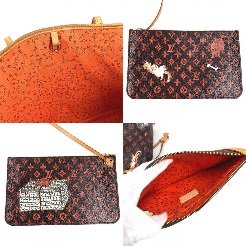 Louis Vuitton Tote Neverfull MM Monogram Canvas Brown — view 9