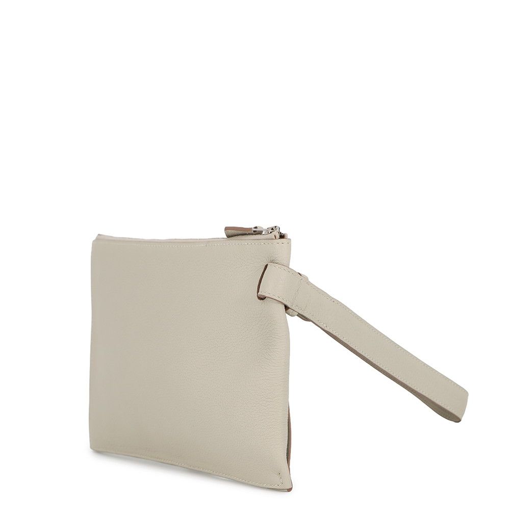 Hermes Clutch Cabas Vertiges 24 Tourtier Legree Silver Togo Tourtier-legre — view 2
