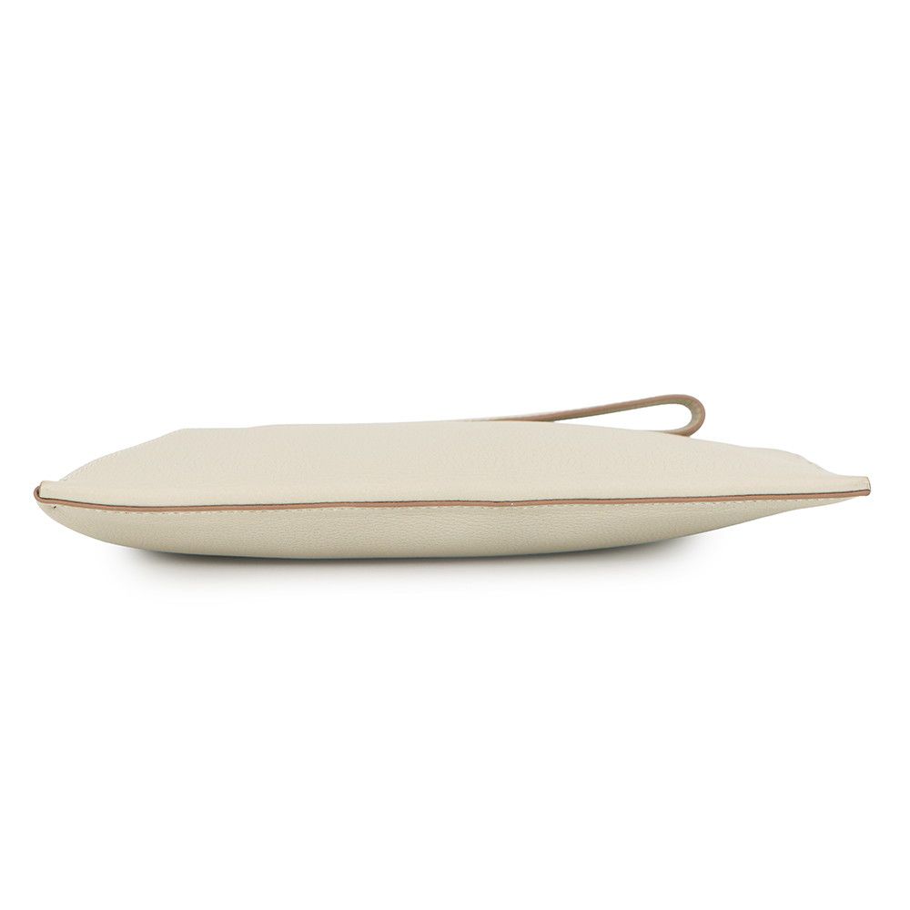 Hermes Clutch Cabas Vertiges 24 Tourtier Legree Silver Togo Tourtier-legre — view 3