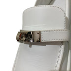 Hermes Game Kelly Slip on Sneakers 36 White — view 8