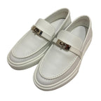 Hermes Game Kelly Slip on Sneakers 36 White — view 2
