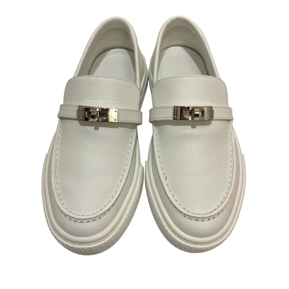 Hermes Game Kelly Slip on Sneakers 36 White — view 3