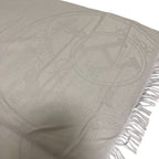 Hermes New Bliss Cashmere Silk Shawl Greenage Gray — view 5