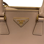 Prada Galleria Sapphia Leather Small 2-Way Shoulder Bag Light — view 8